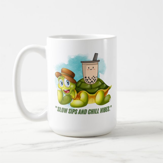 CANECA DE CAFÉ LENTAMENTE OS SINAIS E AS VIBAS DE CRIAÇÃO (Esquerda)