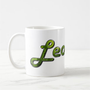 Caneca De Café Leo em Peridot Gemstone