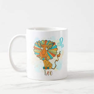 Caneca De Café Leo horóscopo zodíaco sinal o 23 de julho - 23 d