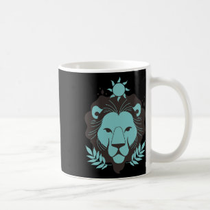 Caneca De Café Leo Lion Halloween Astrologia do Horoscópio Zodiac