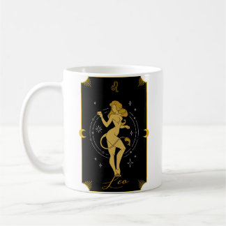 Caneca De Café Leo Saucy Marca Mug Astrológico