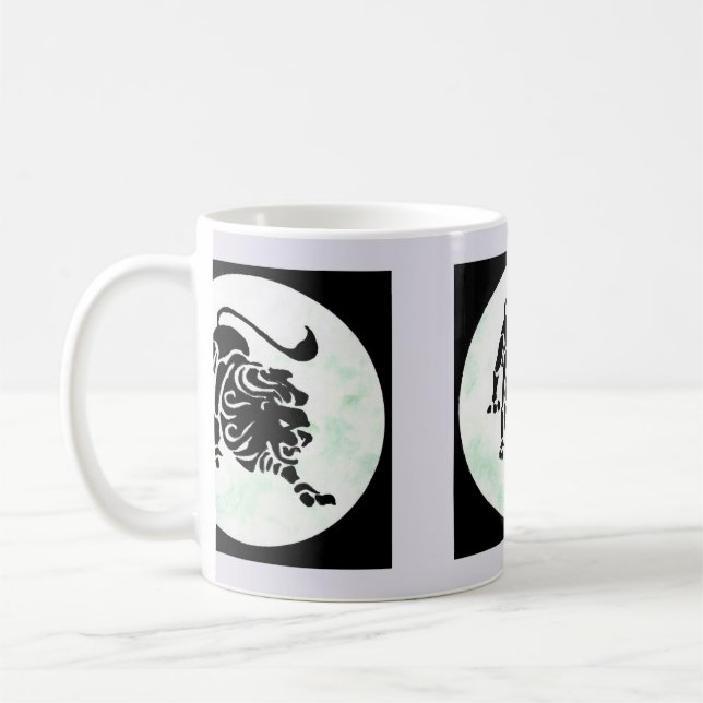 Caneca De Café Leo - Sinal Zodiac (Esquerda)