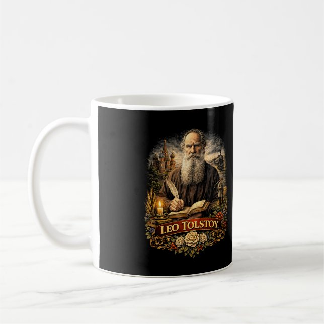 Caneca De Café Leo Tolstoy (Esquerda)