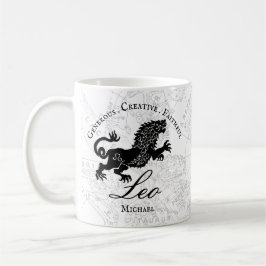 Caneca De Café Leo Zodiac - Sinal de Imagem Personalizada 