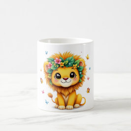 Caneca De Café Leoa [Theme] Camiseta Feminina Design Brasil Prese