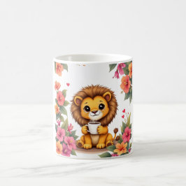 Caneca De Café Leoa [Theme] Camiseta Feminina Design Brasil Prese