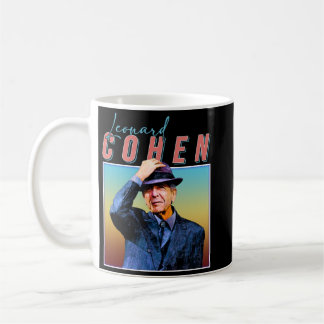 Caneca De Café Leonard Cohen Retro Style Music Fan Gifts