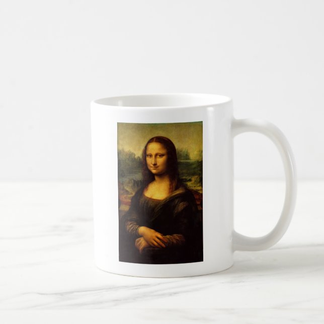 Caneca De Café Leonardo da Vinci, Mona Lisa (Direita)