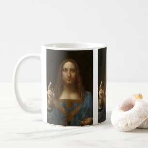 Caneca De Café Leonardo da Vinci's Salvator Mundi (Cristo de Jesu