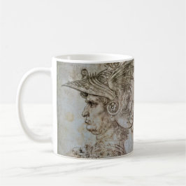 Caneca De Café Leonardo's Helmeted Warrior