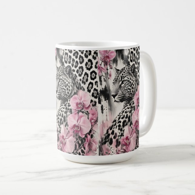 Caneca De Café LeoOrchid Love (Frente Esquerda)