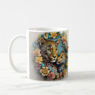 Caneca De Café Leopard, impressora dia de as mães