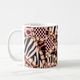 Caneca De Café Leopard Pattern, Leopard Print, Animal print,