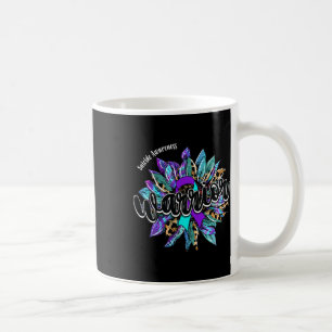 Caneca De Café Leopard Sunflower Warrior Sensibilização para o Su