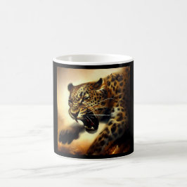 Caneca De Café Leopardo (11) Gato selvagem