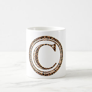 Caneca De Café leopardo C