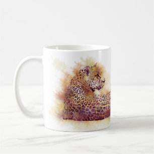 Caneca De Café Leopardo-d-água