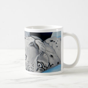 Caneca De Café Leopardo de neve