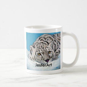 CANECA DE CAFÉ LEOPARDO DE NEVE