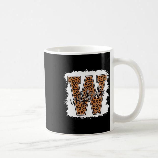 Caneca De Café Leopardo-Espírito De Cat School De Volta Às Menina (Direita)