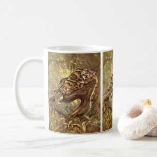Caneca De Café Leopardo nublado por Cisne CE, Animais Selvagens V