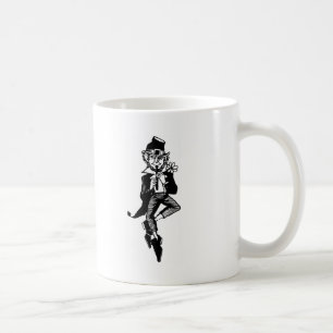 Caneca De Café Leprechaun com Flute