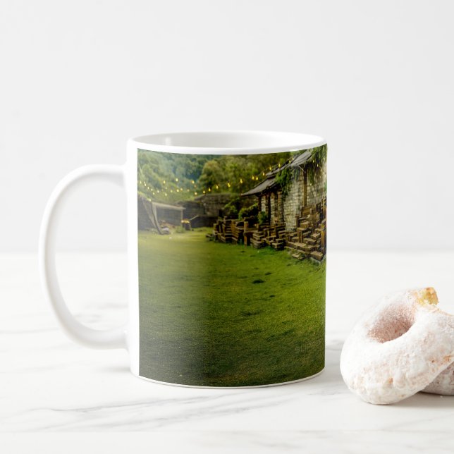 Caneca De Café Leprechaun festivo do Dia de São Patrício do Slipp (Com Donut)