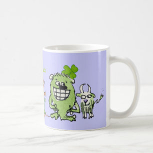 Caneca De Café Leprechaun Parade Cartoons Engraçado