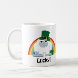 Caneca De Café Leprechaun Yeti Sortudo