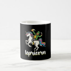 Caneca De Café Lepricórnio Duende Unicórnio Dia de São Patrício