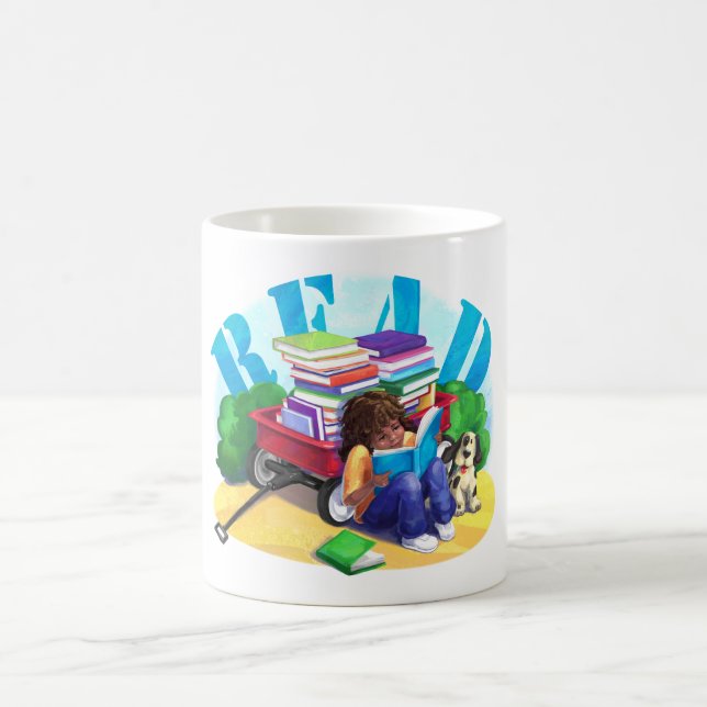 Caneca De Café LER Arte do Vagão do Livro (Centro)