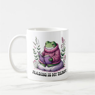 Caneca De Café Ler é a minha terapia