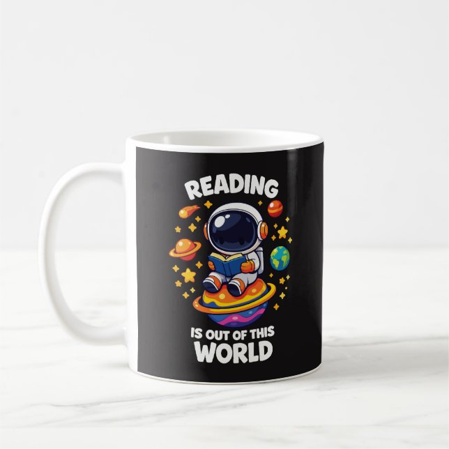 Caneca De Café Ler é fora deste mundo (Esquerda)