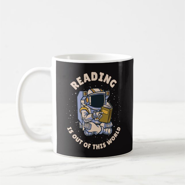 Caneca De Café Ler é Fora deste Mundo (Esquerda)