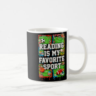 Caneca De Café Ler é meu esporte favorito introvertido engraçado