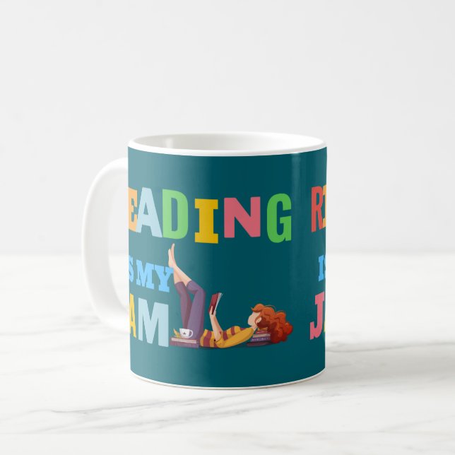 Caneca De Café ler é o meu jogo (Frente Esquerda)