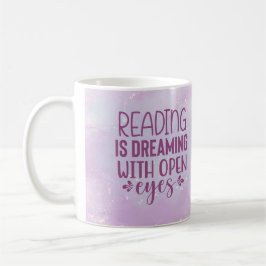 Caneca De Café Ler é Sonhar com os Olhos Abertos