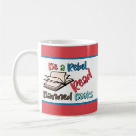 Caneca De Café Ler Livros Banidos