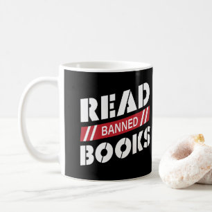 Caneca De Café Ler Livros Banidos