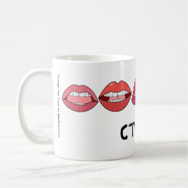 Caneca De Café Ler meus Lábios