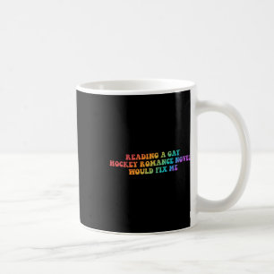 Caneca De Café Ler Um Romance De Hockey Gay Novela Iria Corrigir-