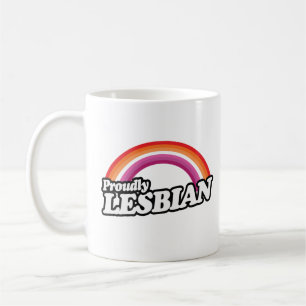 Caneca De Café Lésbica e Orgulhosa