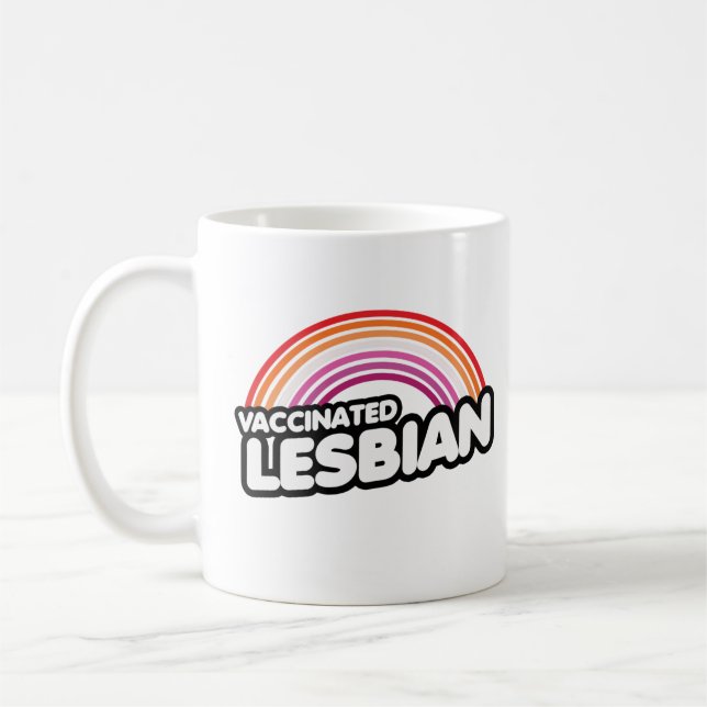 CANECA DE CAFÉ LÉSBICA VACINADA (Esquerda)