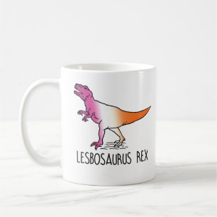 Caneca De Café Lesbossaurus Rex