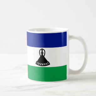Caneca De Café Lesoto Flag Cerâmica Mug