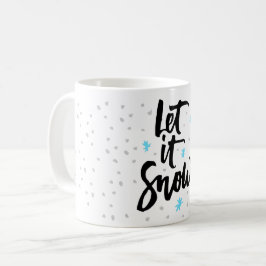 Caneca De Café Let It Snow