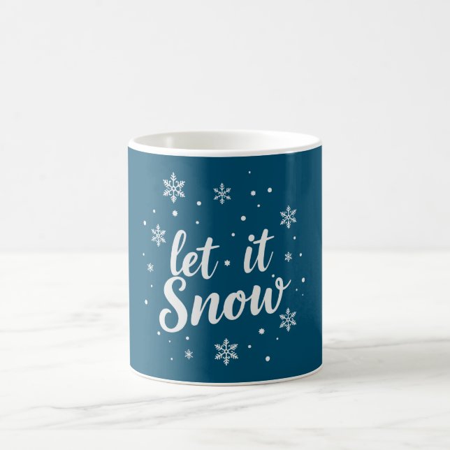 Caneca De Café Let it snow, let it glow! (Centro)
