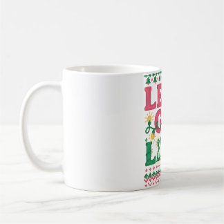 Caneca De Café Let’s Get Lit Christmas Shirt • Funny Ugly Sweater