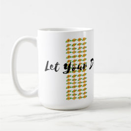 Caneca De Café 🌸 "Let Your Dreams Blossom"