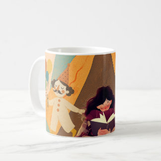 Caneca De Café Let Your Imagination Roam - Retro Circus Storytime